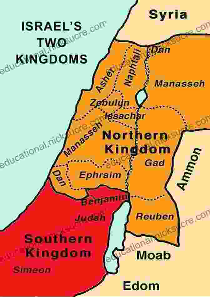 A Map Showing The Divided Kingdom Of Israel Into The Northern Kingdom Of Israel And The Southern Kingdom Of Judah Under Jerusalem: The Buried History Of The World S Most Contested City