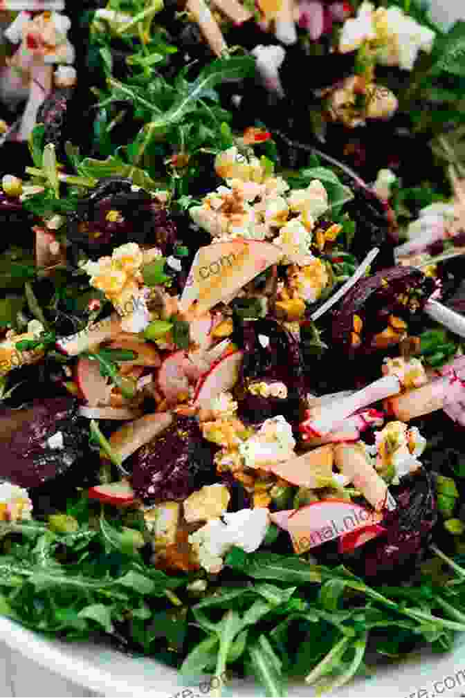 A Vibrant Roasted Beet Salad With Goat Cheese And Pistachios From Little Flower Cafe. Little Flower: Recipes From The Cafe
