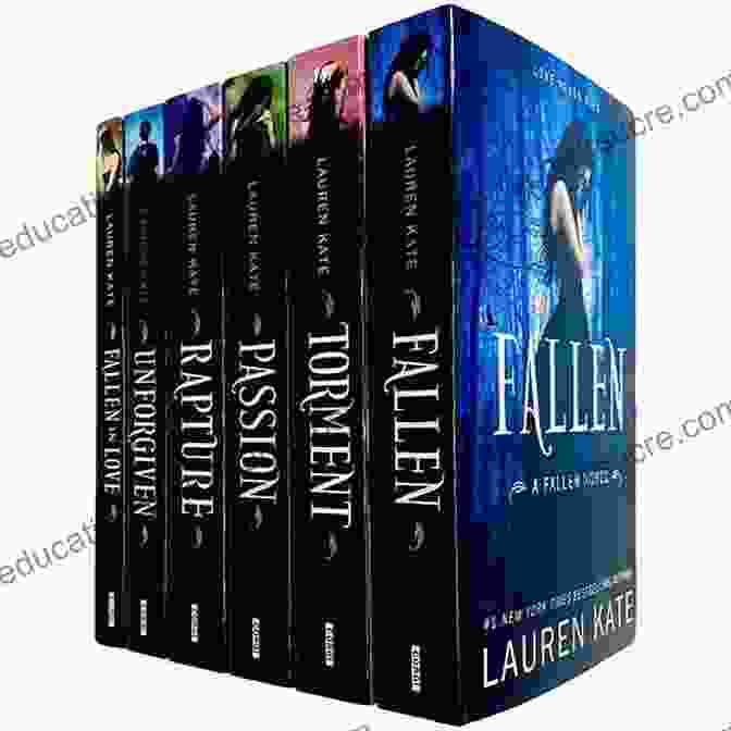 Passion Book Cover The Fallen Series: 4 Collection: Fallen Torment Passion Rapture